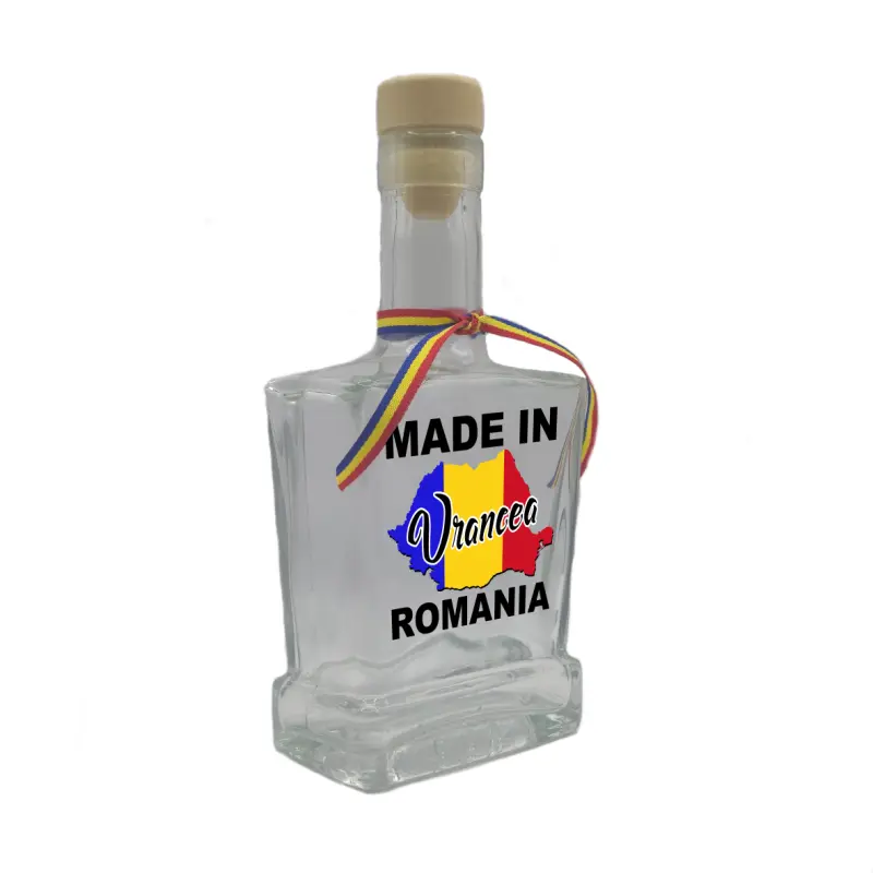 Made in vrancea romania, sticla cu mesaj plata, 500 ml, model divgs179 06 01